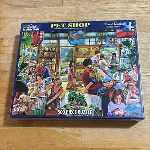 Pet Shop White Mountain 500 Piece Puzzle Sealed